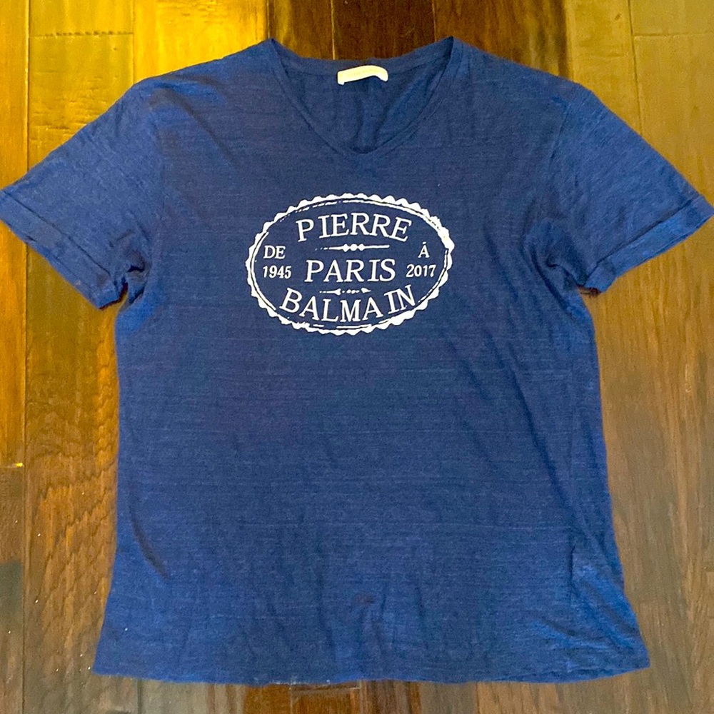 Mens Pierre Balmain V neck T size XXL